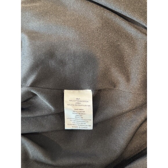 Talulah Womens Dress Black Mini Layered Ruffle Swiss Dot V Neck Fit Flare Small - Picture 10 of 11